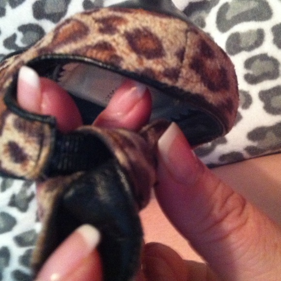 Leopard print heels