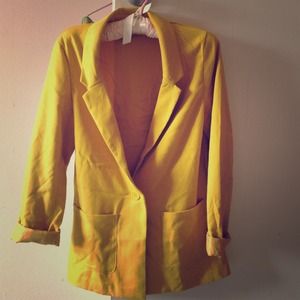 Mustard blazer