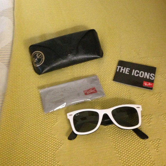 Authentic White Ray-Bans