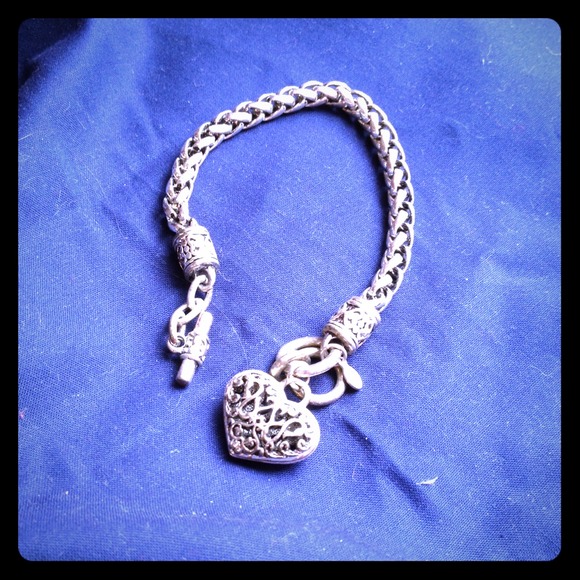Sterling Silver Heart Bracelet