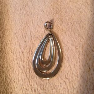Silver necklace slide