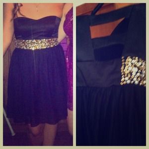 Homecoming or Formal wear black dress