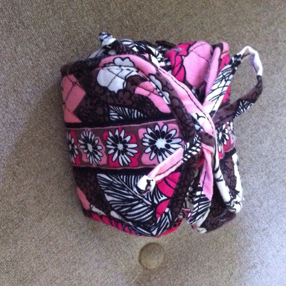 Vera Bradley hair/makeup tie up case
