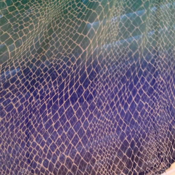 Outback Red by The Limited Aqua & Blue Sheep Top - Picture 4 of 4