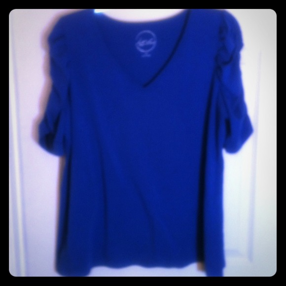 Plus size INC Blue top.