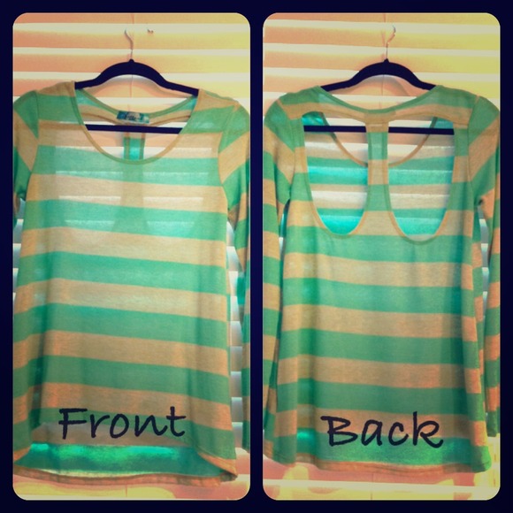 Buttons from Francesca's Closet Unique Sweater