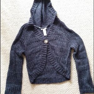 🍁🍂Reduced | NWOT Tulle Charcoal Sweater🍂🍁