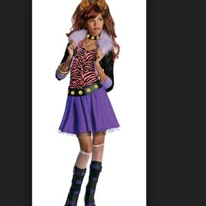 Size S(4-6) Clawdeen Wolf costume