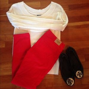 🚫SOLD🚫Red Abercrombie Jeggings