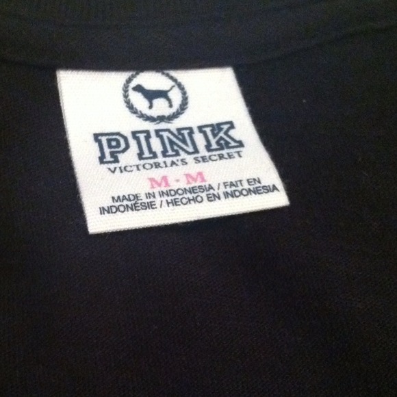 ✨SOLD IN BUNDLE✨Victoria's Secret Pink Bling Tee - Picture 2 of 4