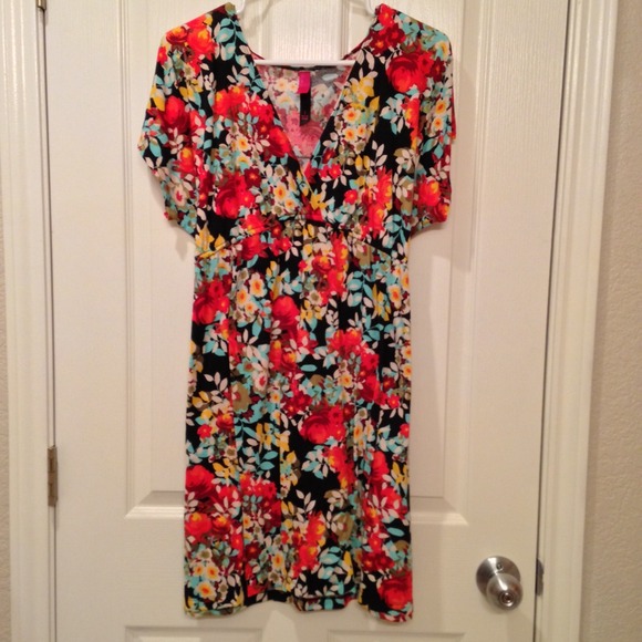 Flirty floral dress