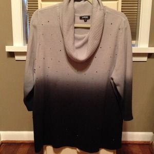 OMBRE GREY SWEATER BY ELEMENTZ