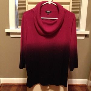 Ombre pink and black sweater by Elementz