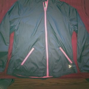 Active grey and pink wind breaker