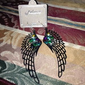 ANGEL WINGS EARRINGS!!!!!!!!