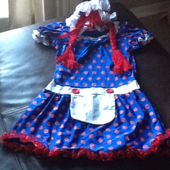 Raggedy Ann girls costume