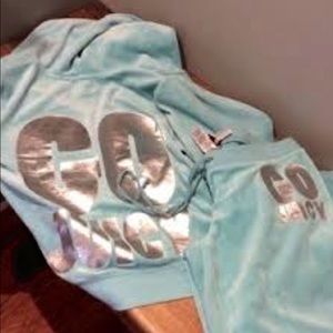 Juicy Couture Velour Track Matching Top & Bottom👑