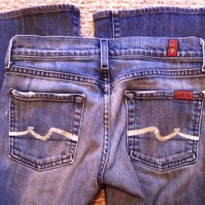 Gorgeous 7 for all mankind bootcut jeans size 24