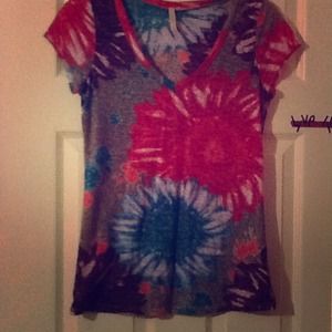 Floral tee