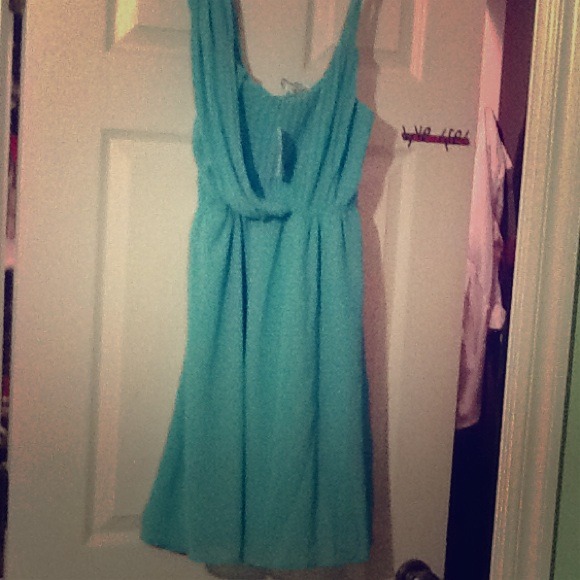 Teal dress