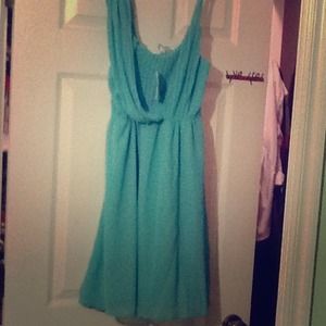 Teal dress
