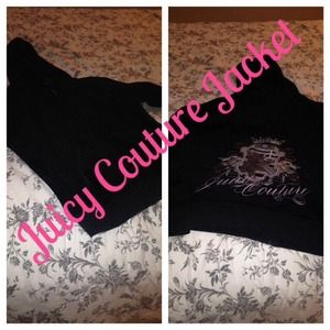 Black Juicy Couture Velour Jacket