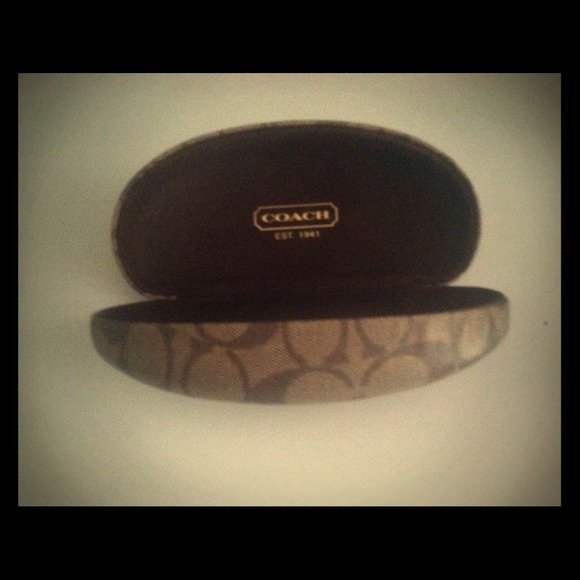 Coach glasses case