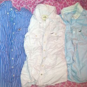 🔴RESERVED🔴 Hollister button up shirt bundle