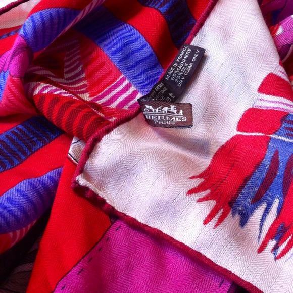 Hermes authentic cashmere scarf/shawl - Picture 2 of 4