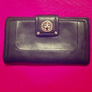 Black leather Marc Jacobs wallet