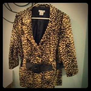 SOLD Animal print jacket
