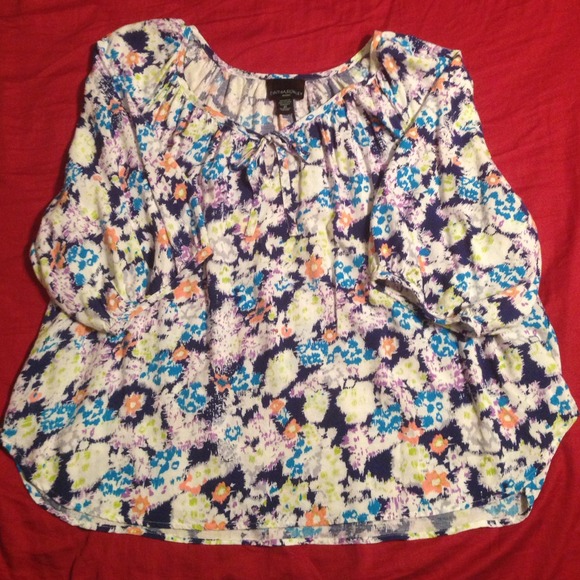 🚫BUNDLED!🚫 Cynthia Rowley abstract print top