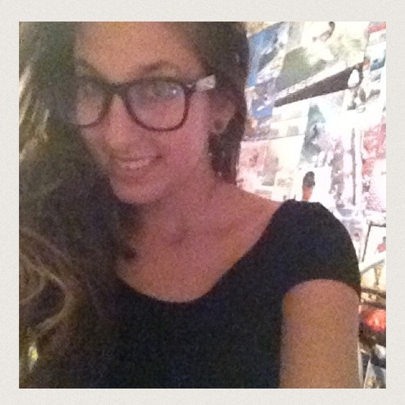 ❌Hold❌Black nerd hipster glasses
