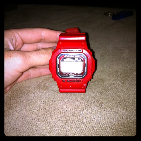 RED MEN'S G SHOCK G lide