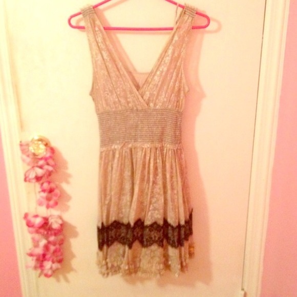 SOLD💥PRICE CUT! LAST CHANCE!!!💥FP golden dress