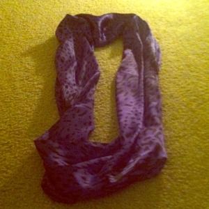 Leopard spotted circle scarf