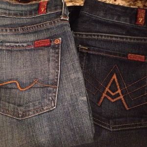 Bundle for Molly! Seven For Mankind Jeans size 27!