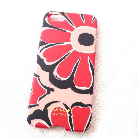 🌺Coach  Flora ScarfPrint IPhone 5/5s Phone Case🌺