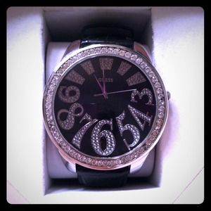 Guess? Diamond over-sized watch!