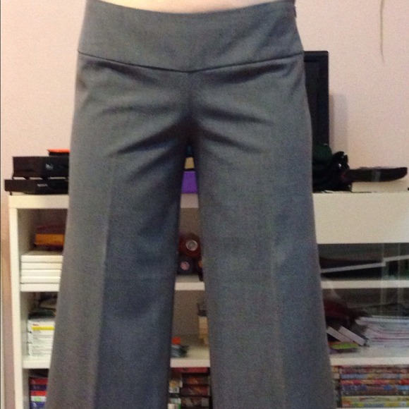 Grey dressy Capri pants