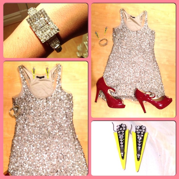 Sequin sparkle dress
