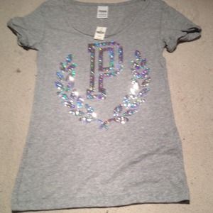 ADORABLE SEQUINS VICTORIAS SECRET TEE💕