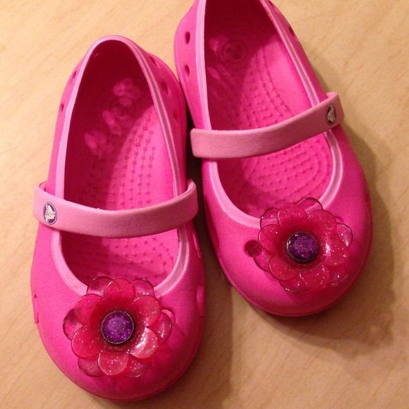 Toddler girls Mary Jane style crocs