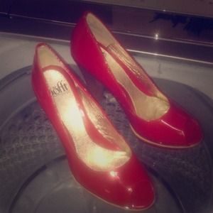 🌺Sofft red patent shoes🌺