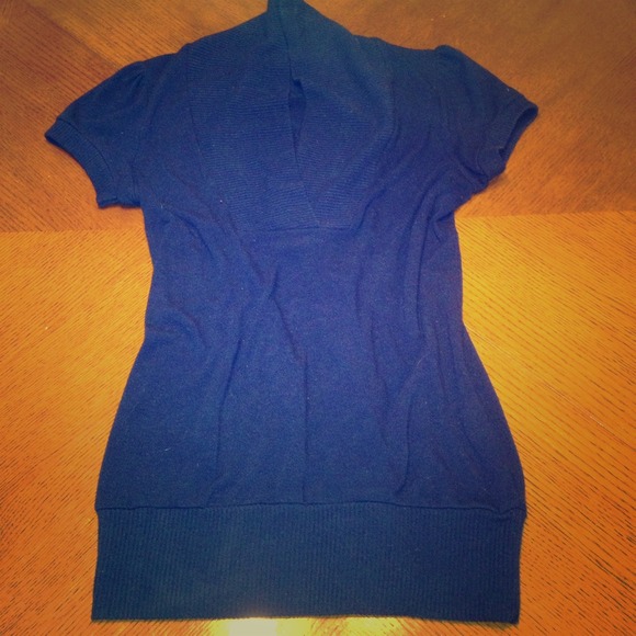Charlotte Russe blue heavy weight top