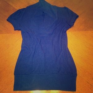 Charlotte Russe blue heavy weight top