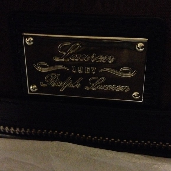 RALPH LAUREN BLACK TOTE BAG - Picture 3 of 4