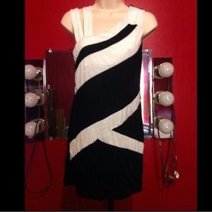 Sunburst Stripe Tunic Top Mini Dress