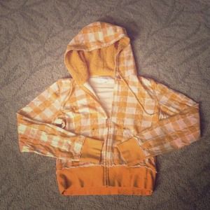 ⏳Mustard and White Hoodie