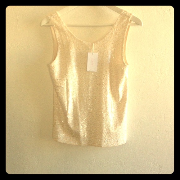J crew sequined top